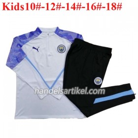 Manchester City 2020-2021 Kinder Sweatshirts Anzüge M001